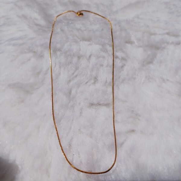 Classic Gold-Plated Stainless Steel Snake Chain
