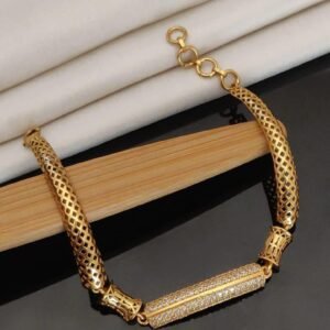 Delicate gold plated bracelet for daily wear and gifting women